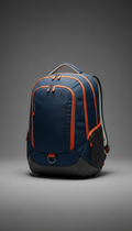 Racket Backpack with Reinforced Zippers